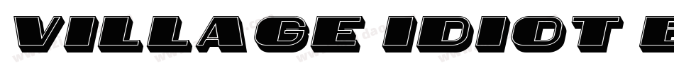 Village Idiot BB字体转换